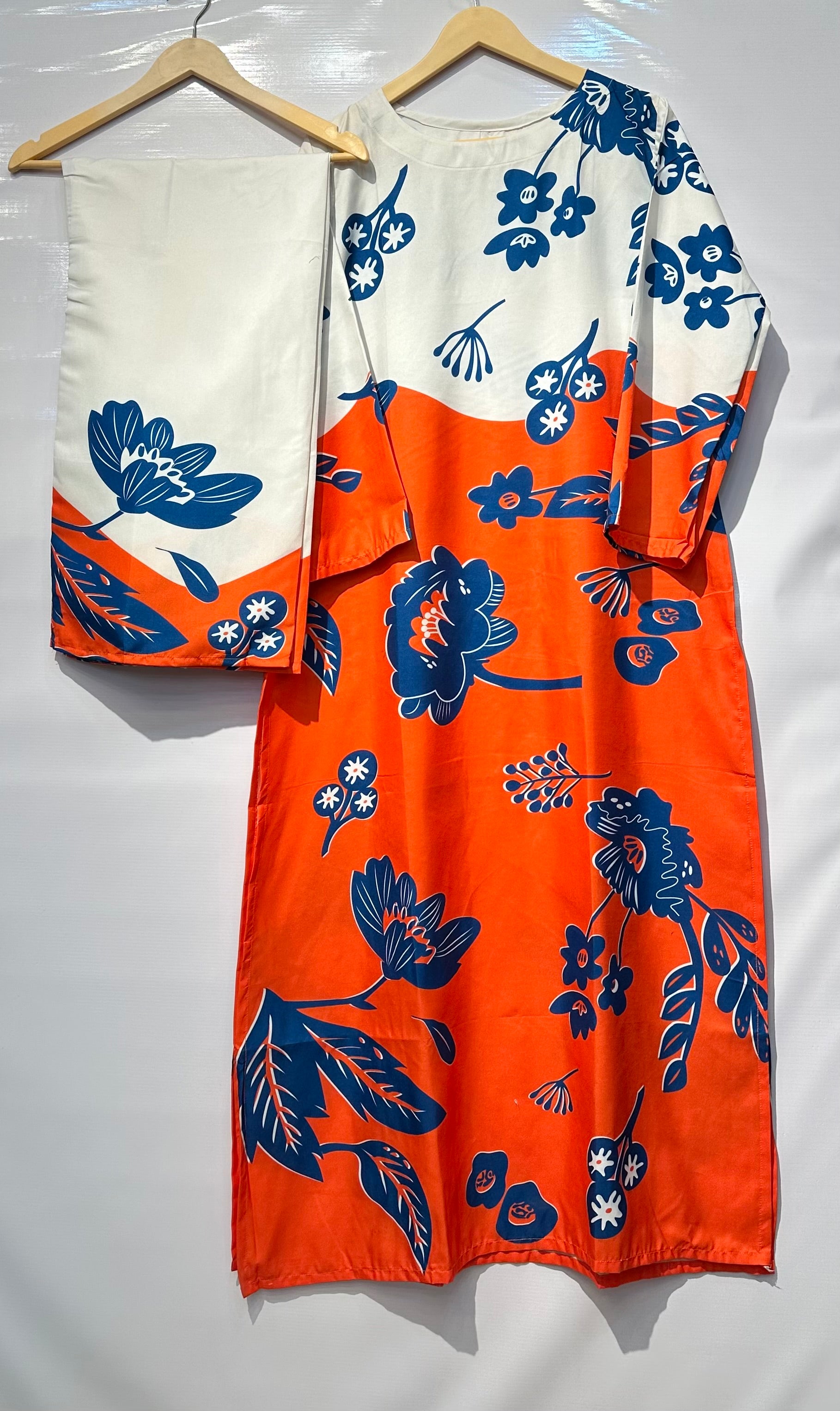 🔥Summer soft Crap silk Printed cord sets🔥