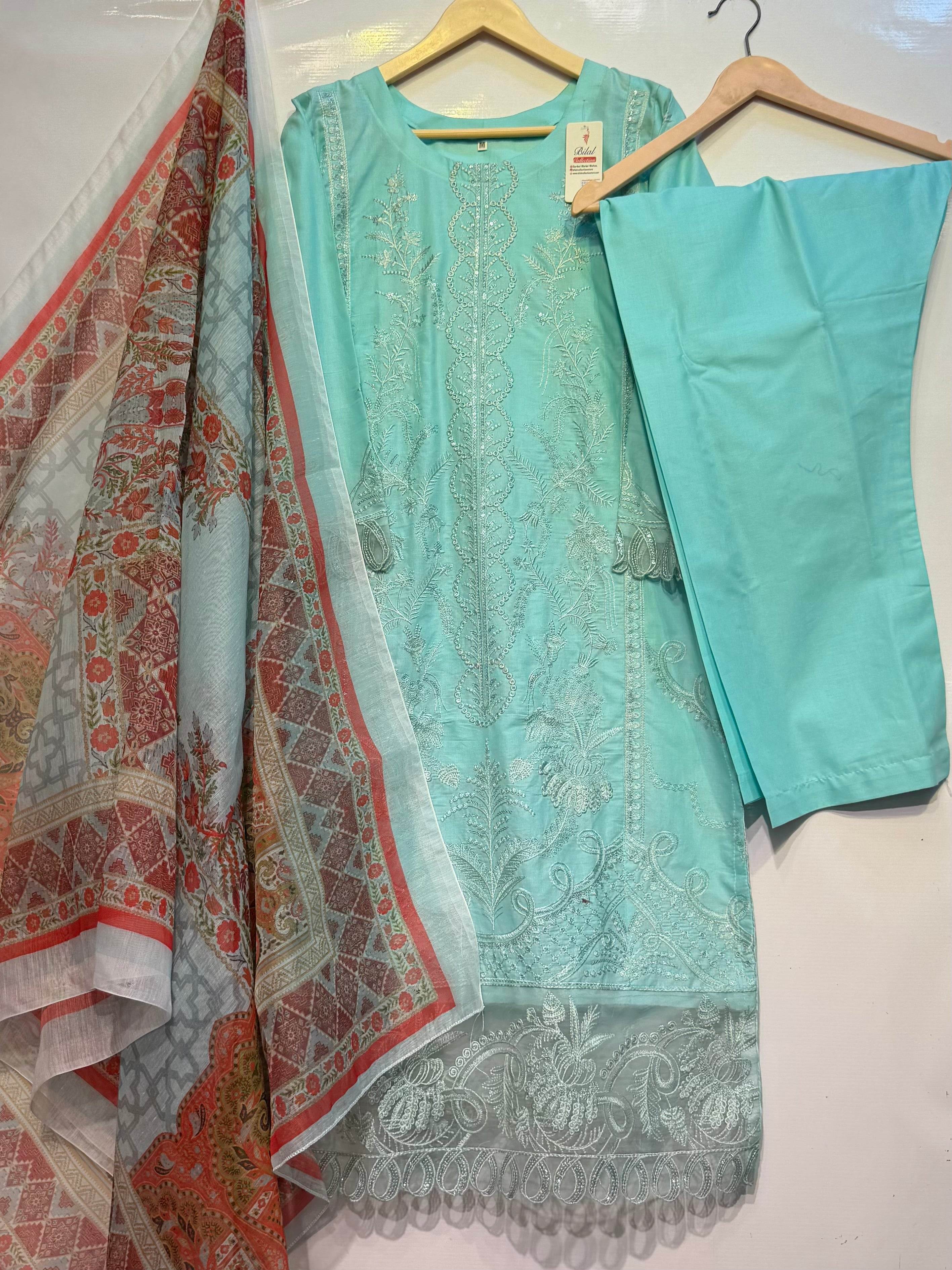Pure cotton lawn sequence embroidered🪡Designer pret 👗 ...
