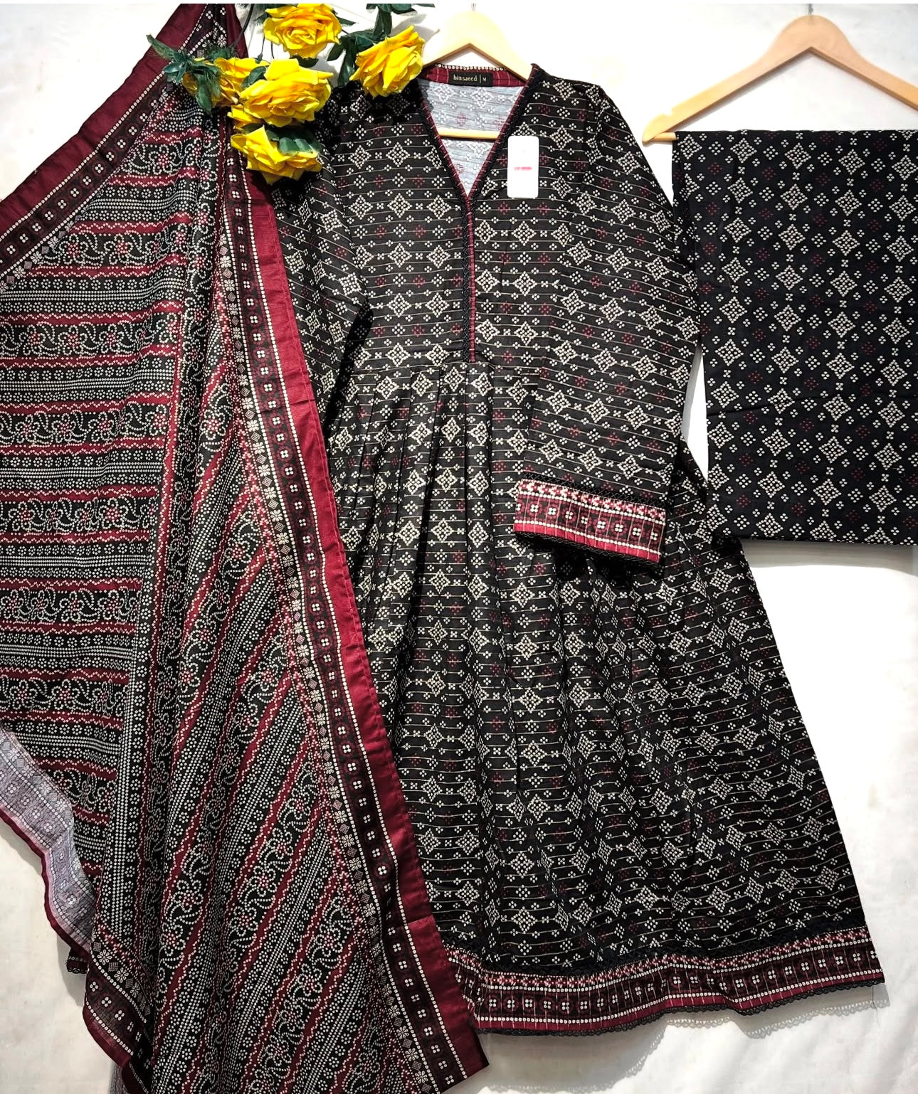 Luxury Soft khadar printed 3 pcs👗 - bilalcollectionstore