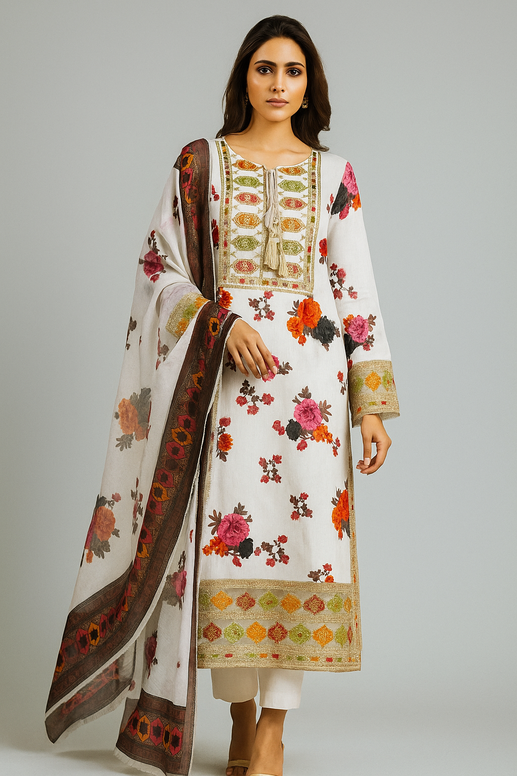 Premium winter khaddar silk Ensemble ✨